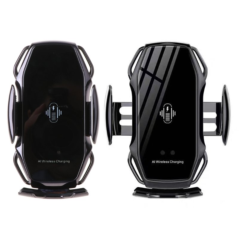 Universal A5 Auto Clamping Car Wireless Charger for iPhone Samsung Huawei Car Phone Holder Stand Air Vent Mount Bracket