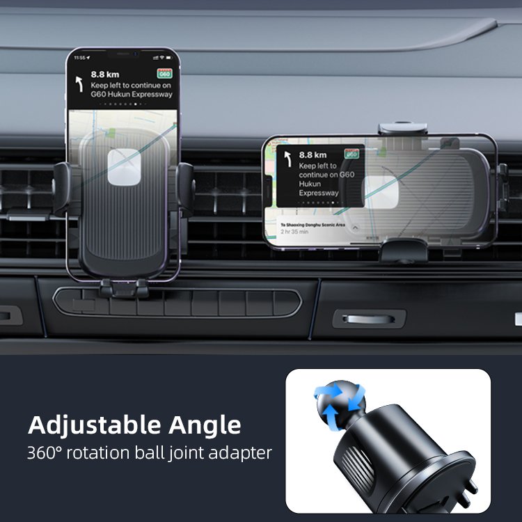 Universal Car Air Vent Cell Phone Holder Metal Hook Clip Design Universal Phone Car Holder Mount
