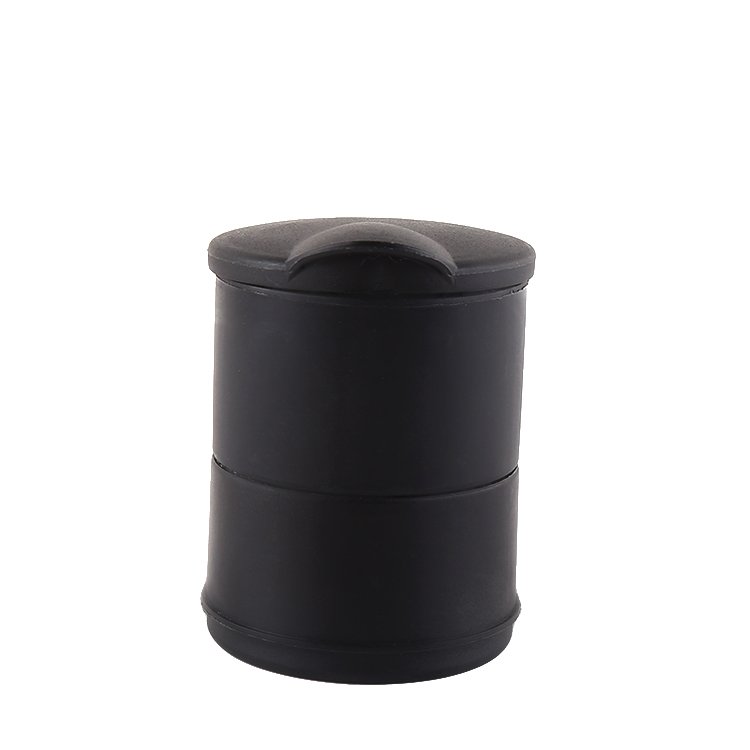 High quality LED light car ashtray with cover lid PP Smoke Ash Cylinder Cup Holder trash bin car Cigarette Ash Tray Container