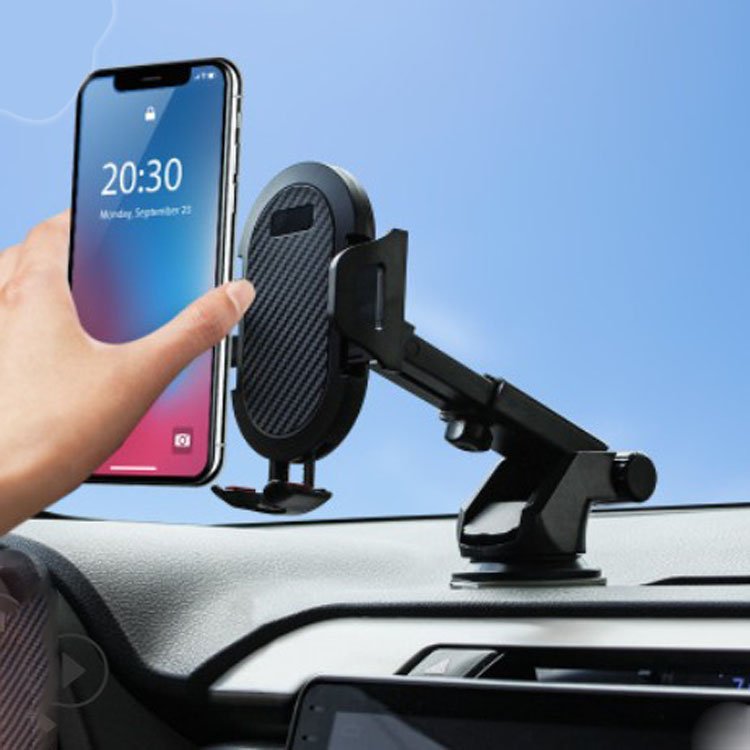 new gravity 360 rotation phone bracket mount adjustable length sucker air outlet car phone holder 3 in 1