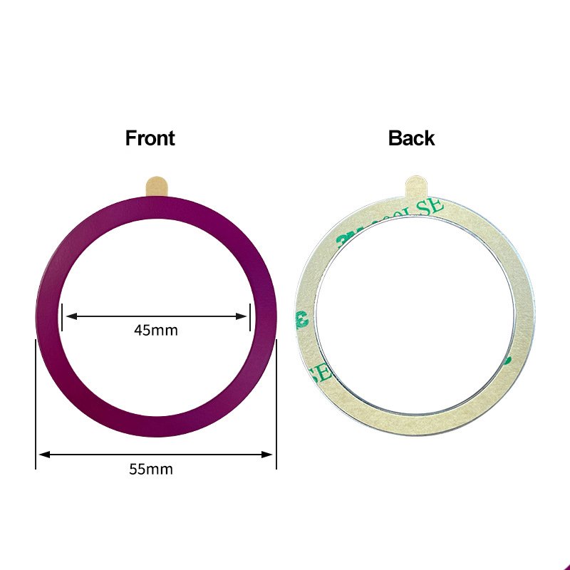 Wireless Charger Plate For Magsafe Sticker Mobile Phone Metal Iron Magnetic Charging Ring for Iphone 14 13 12