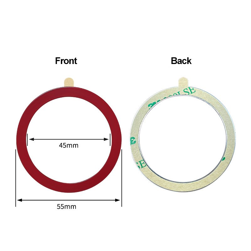 Wireless Charger Plate For Magsafe Sticker Mobile Phone Metal Iron Magnetic Charging Ring for Iphone 14 13 12