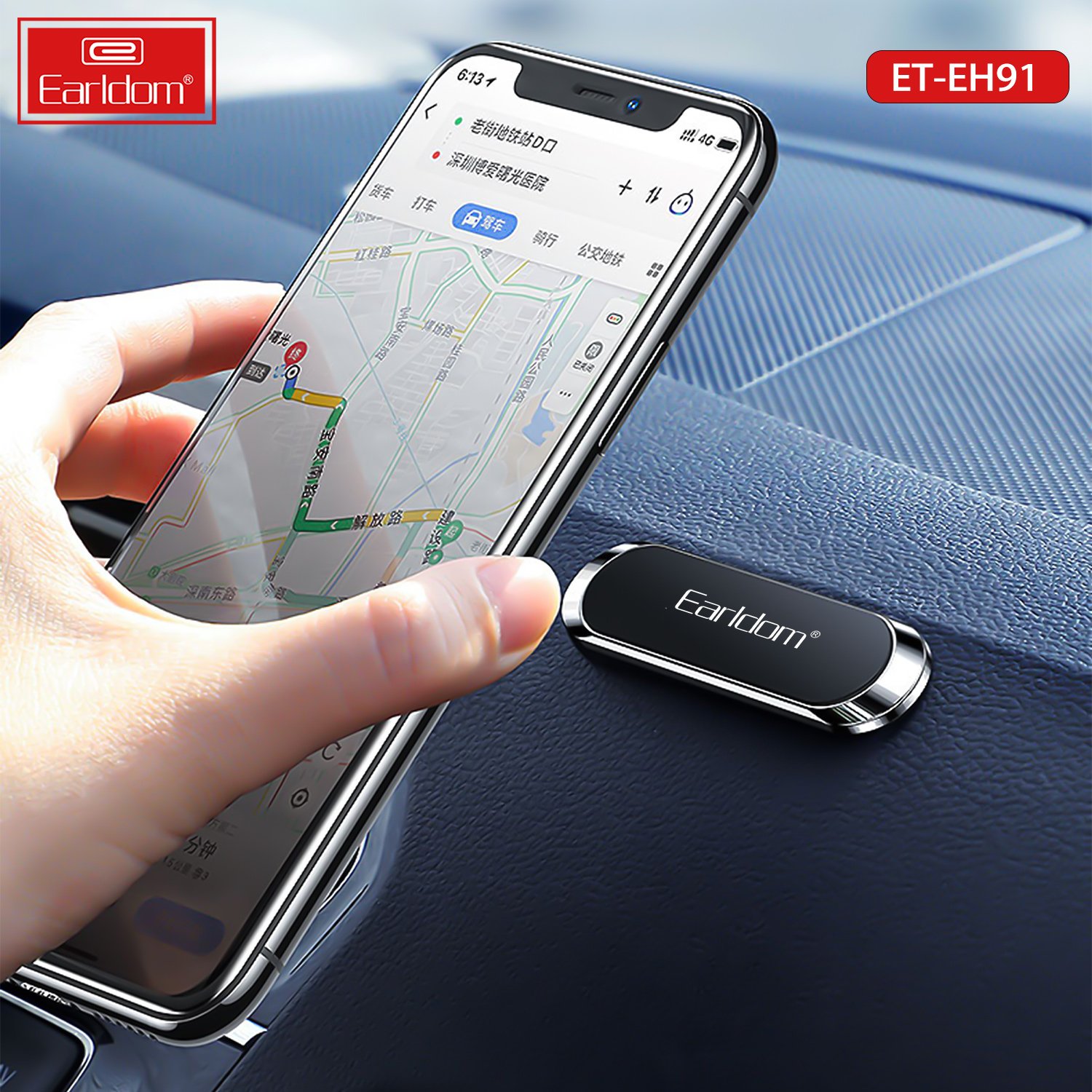 Earldom car phone holder magnetic 2022 car holder magnetic for iphone14 pro max for sumsung mobile phone