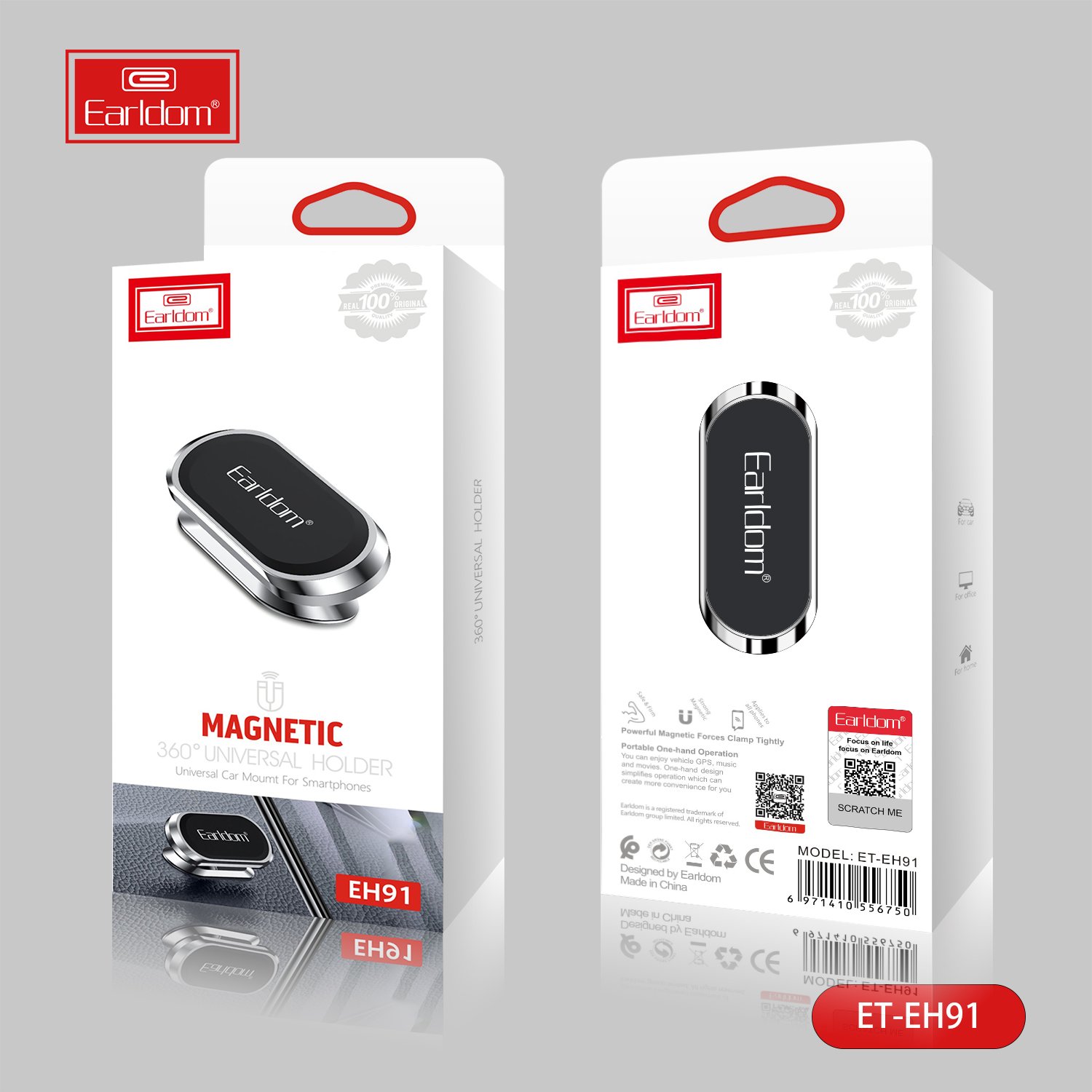 Earldom car phone holder magnetic 2022 car holder magnetic for iphone14 pro max for sumsung mobile phone