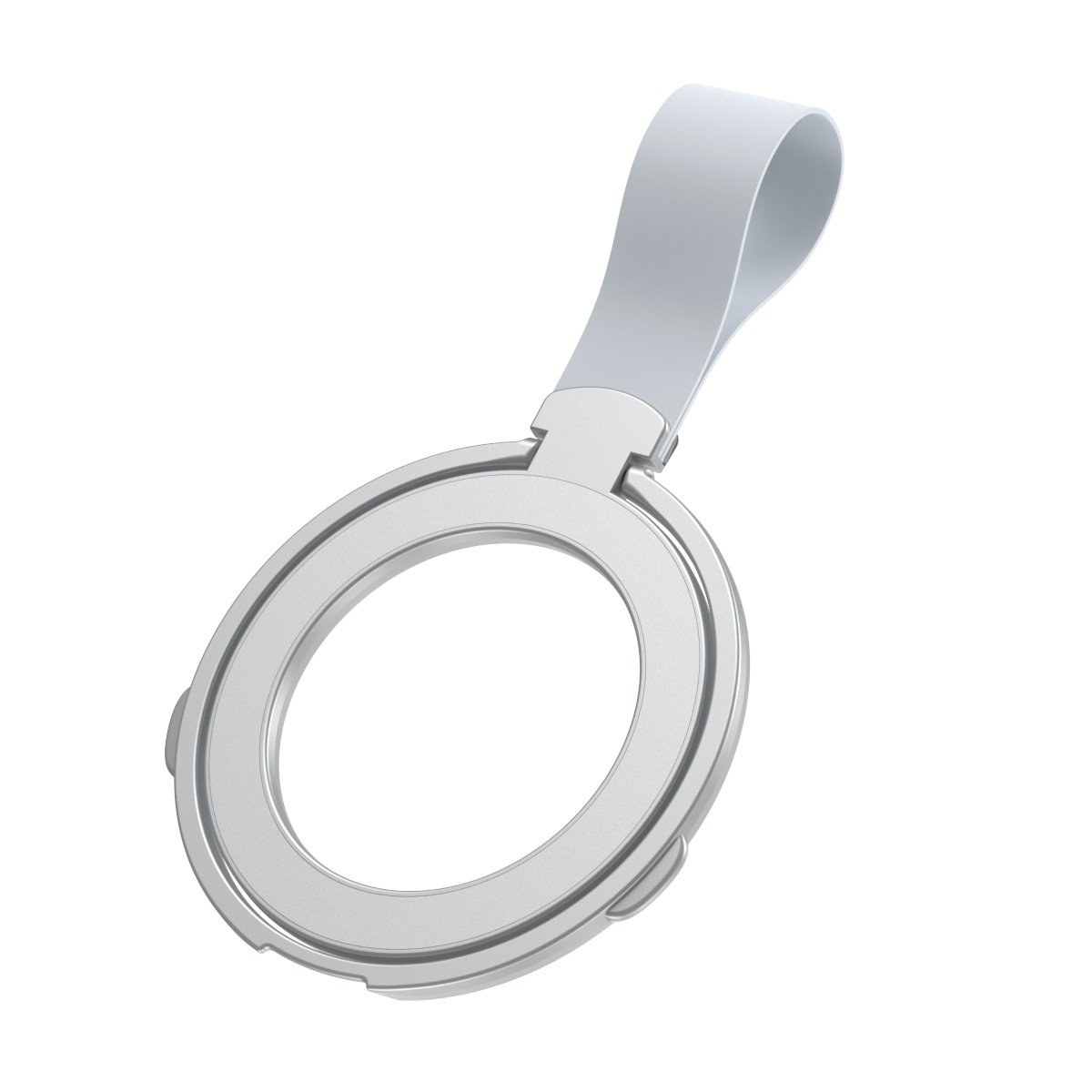 Silicone strap finger holder alloy metal magnet ring mobile phone magnetic holder for iphone 12 13 14 15 16