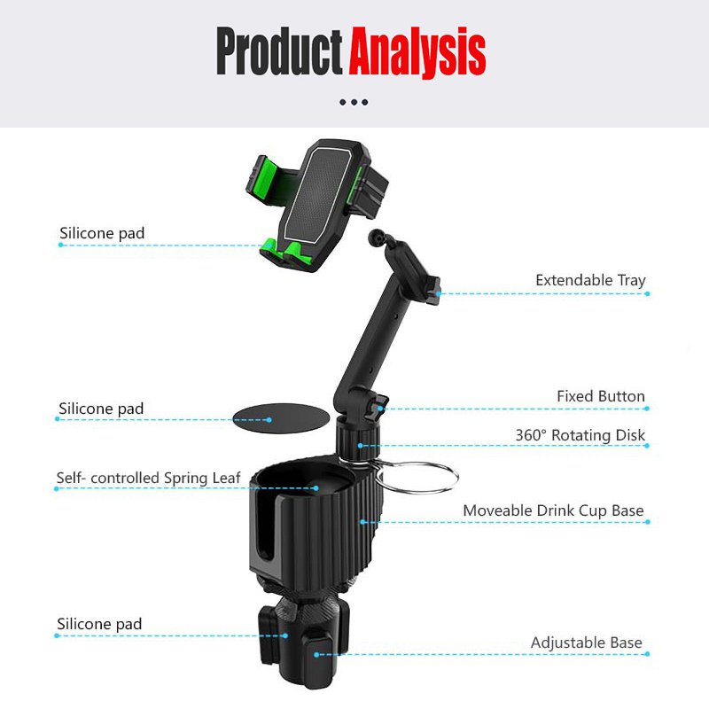 Foldable Car Phone Stand Armrest Inside The Car Cup Holder Storage Box Creative Armrest Box Tiktok Storage Tissue Box