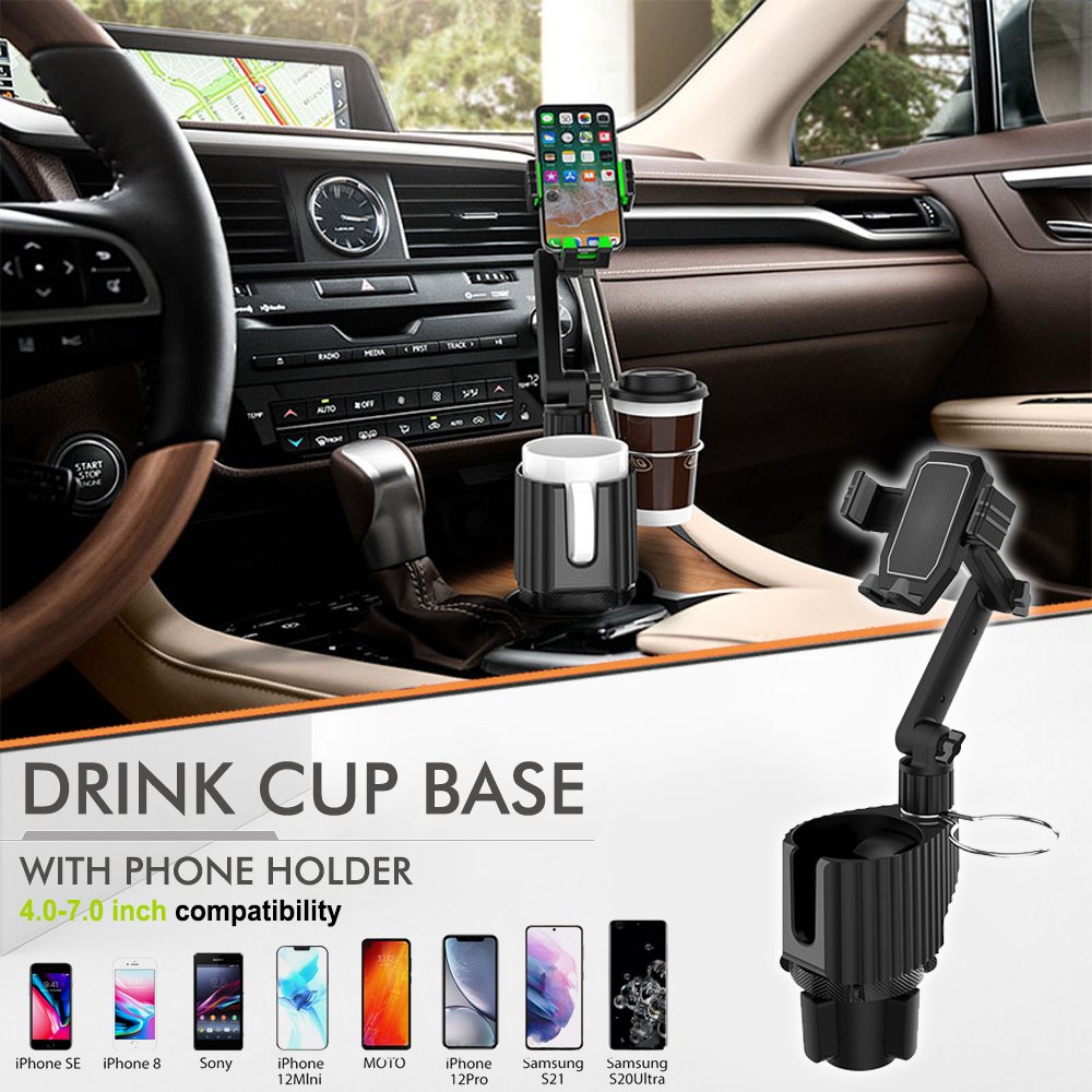 Foldable Car Phone Stand Armrest Inside The Car Cup Holder Storage Box Creative Armrest Box Tiktok Storage Tissue Box
