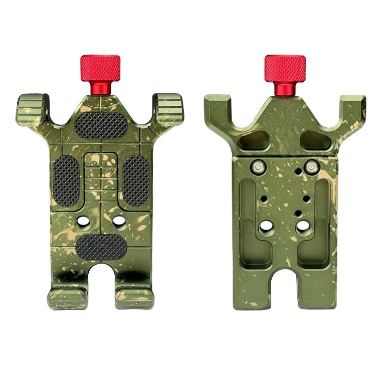 New Arrival Aluminum alloy Car phone holder with protective rubber pad