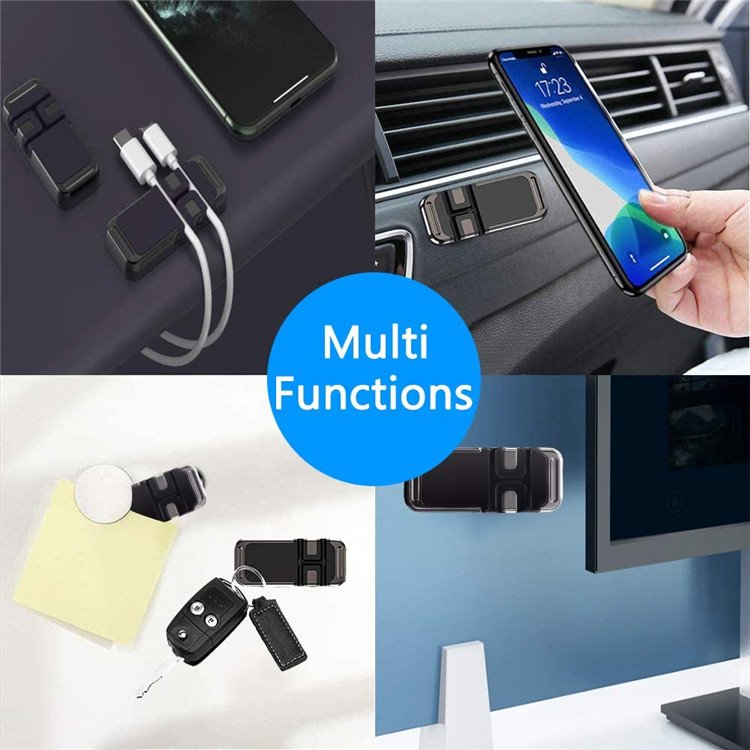 New Cable Clip Mini Magnet Wall Mount Cell Phone Holder