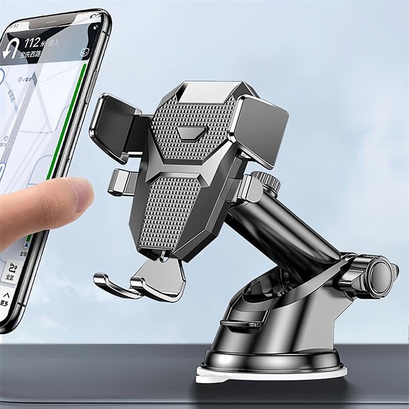 New Updated Universal 360 Rotatable Dashboard Cell Phone Holder Windshield Mobile 360 Rotating Car Phone Holder with Box Package