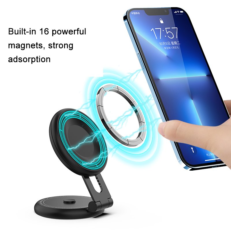 Super Strong Collapsible Scalable Car Cell Phone 360 Degree Support Mini Magnetic Holder Mobile Phones Stand