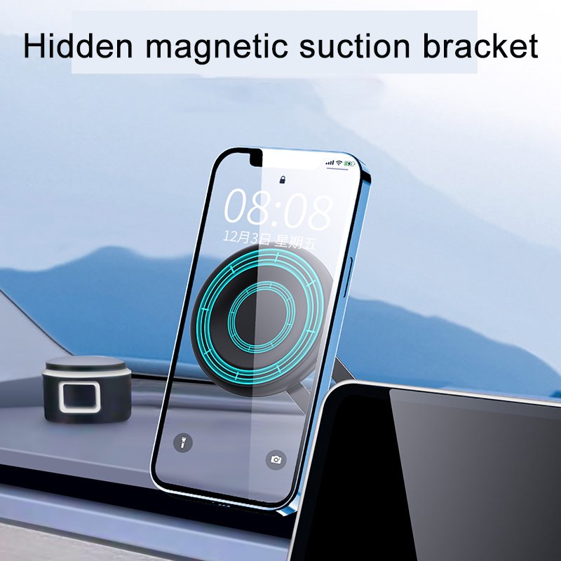 Super Strong Collapsible Scalable Car Cell Phone 360 Degree Support Mini Magnetic Holder Mobile Phones Stand