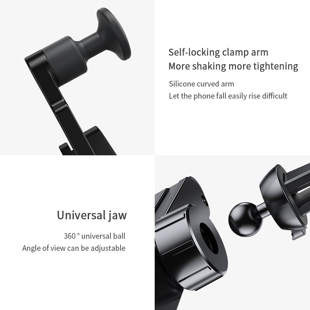 Essager Mini Gravity Car Phone Holder Available for 65-88MM Mobile Phones Car Holder