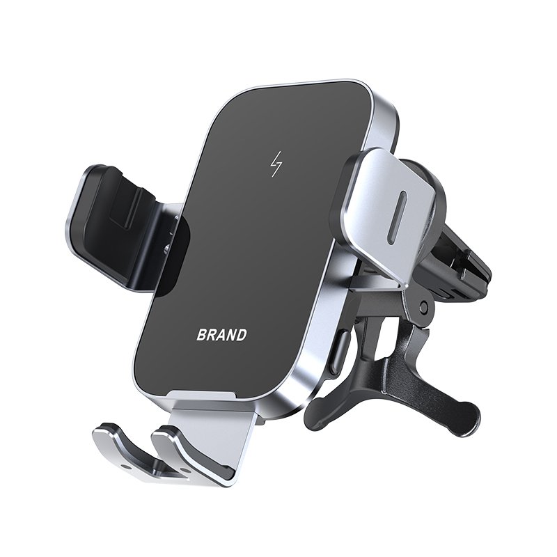 Wholesale Dashboard Windshield Air Vent Mount Auto Phone Cradle Automatic Clamp Align Wireless Charger Car Holder