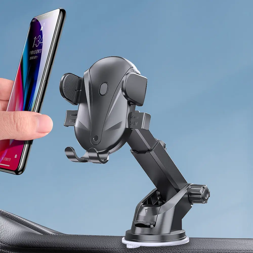 Hot mobile phone accessories car holder 360 extend 360 suction car mount phone holder