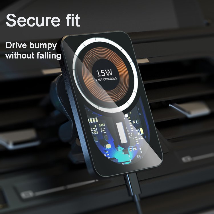 Fast Charging Car Charger for Magnetic Wireless Car Phone Holder Magnet Wireless Magnetic Car Charger