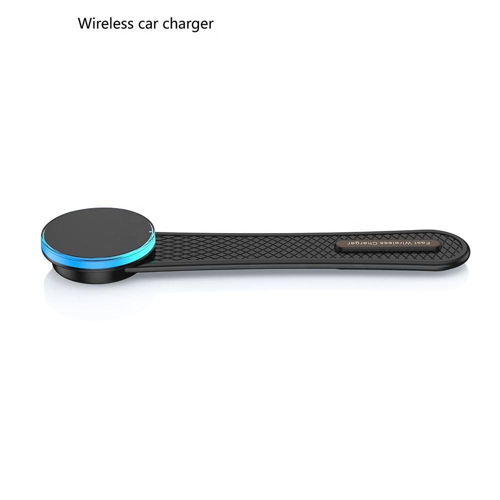 NEW QI2 Standard LED N52 Magnetic Car Wireless Charger Phone Holder For iPhone Samsung Galaxy Bendable Car Charger Mount
