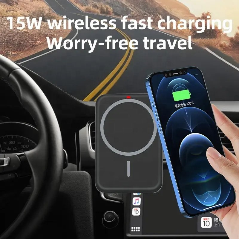 High Quality X16 15W Wireless Charger Car Holder Magnetic Fast Charging Car Wireless Chargers For IPhone 15 14 13 12
