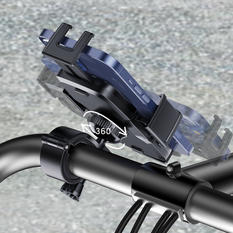 C127 YESIDO 4 side clip plastic bicycle moto-cycle e-bike stable holding car mobile phone holder