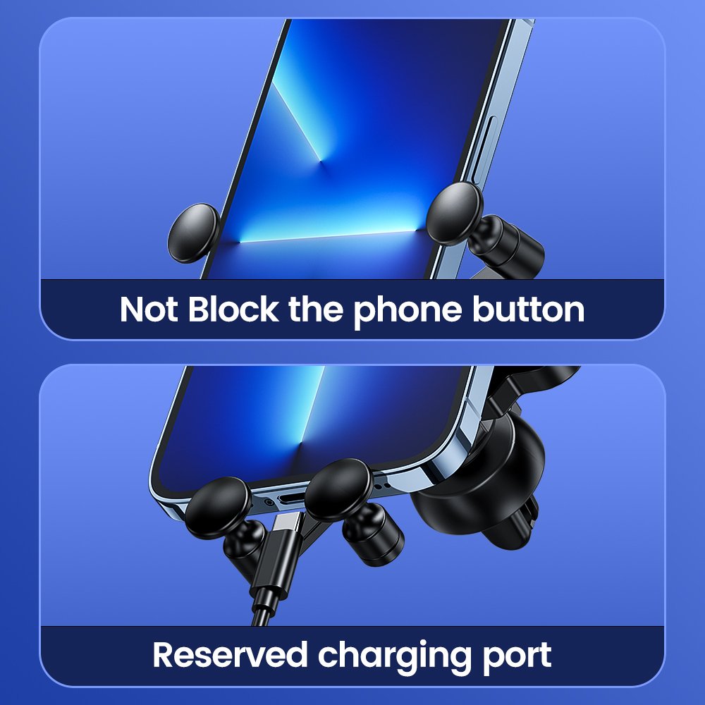 Toocki New arrival small and convenient car phone holder Gravity sensing holder stable car mobile phone holder