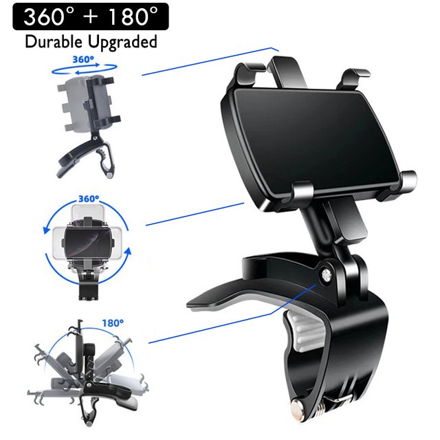 high quality universal dashboard car mobile phone holder wholesale 360 degree rotating car mount mobile phone holder
