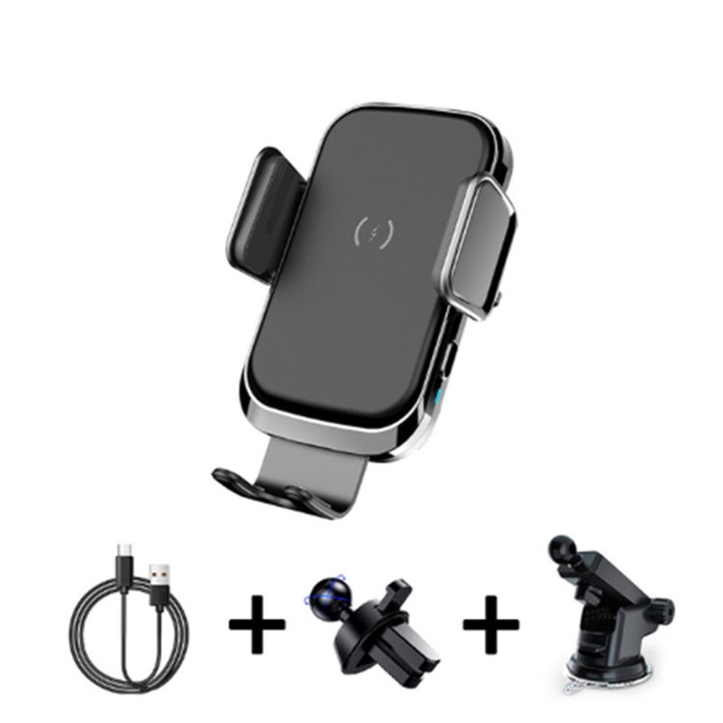 Smart Sensor Automatically Clamps Mobile Phone 15W Fast Charging Car Mobile Phone Holder with Air Vent Clip