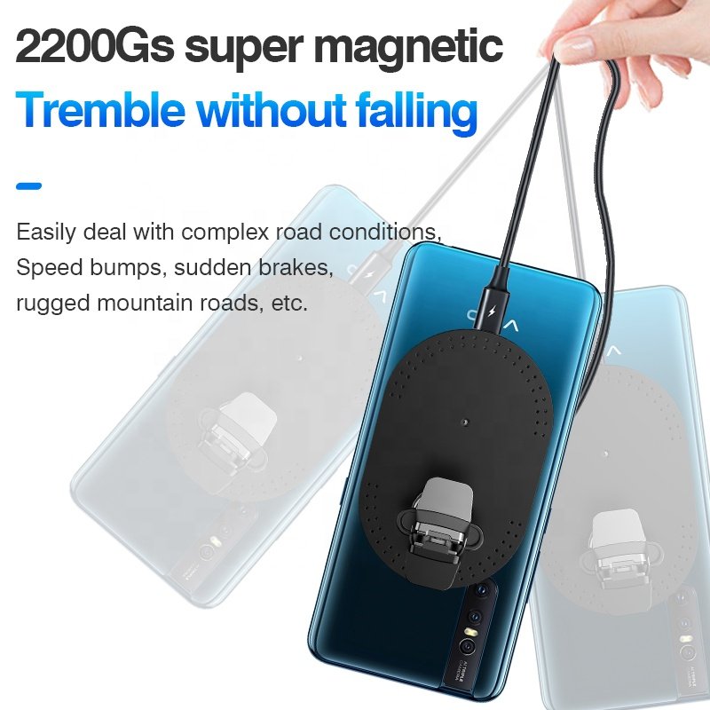Support Dropshipping Products 2024 New Car Phone Holder with strongly magnet black car wireless charger