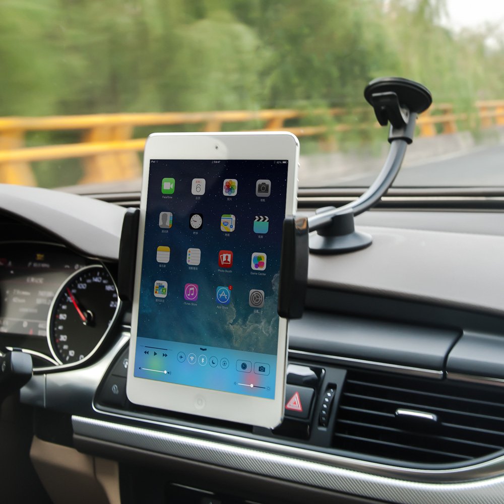 UPERGO Universal Gooseneck Tablet and Smartphone Durable adjustable Car Mount Holder