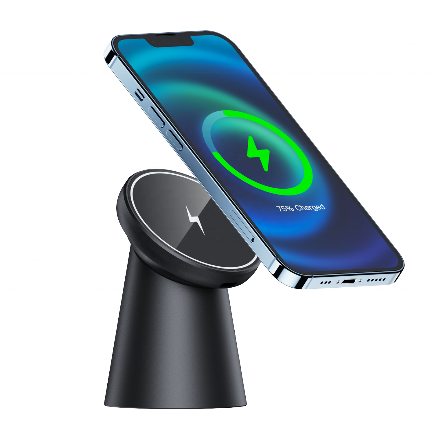 In Stock Charging Station Pads 3 1 Powerbank Wireless Charger With Alarm Clock