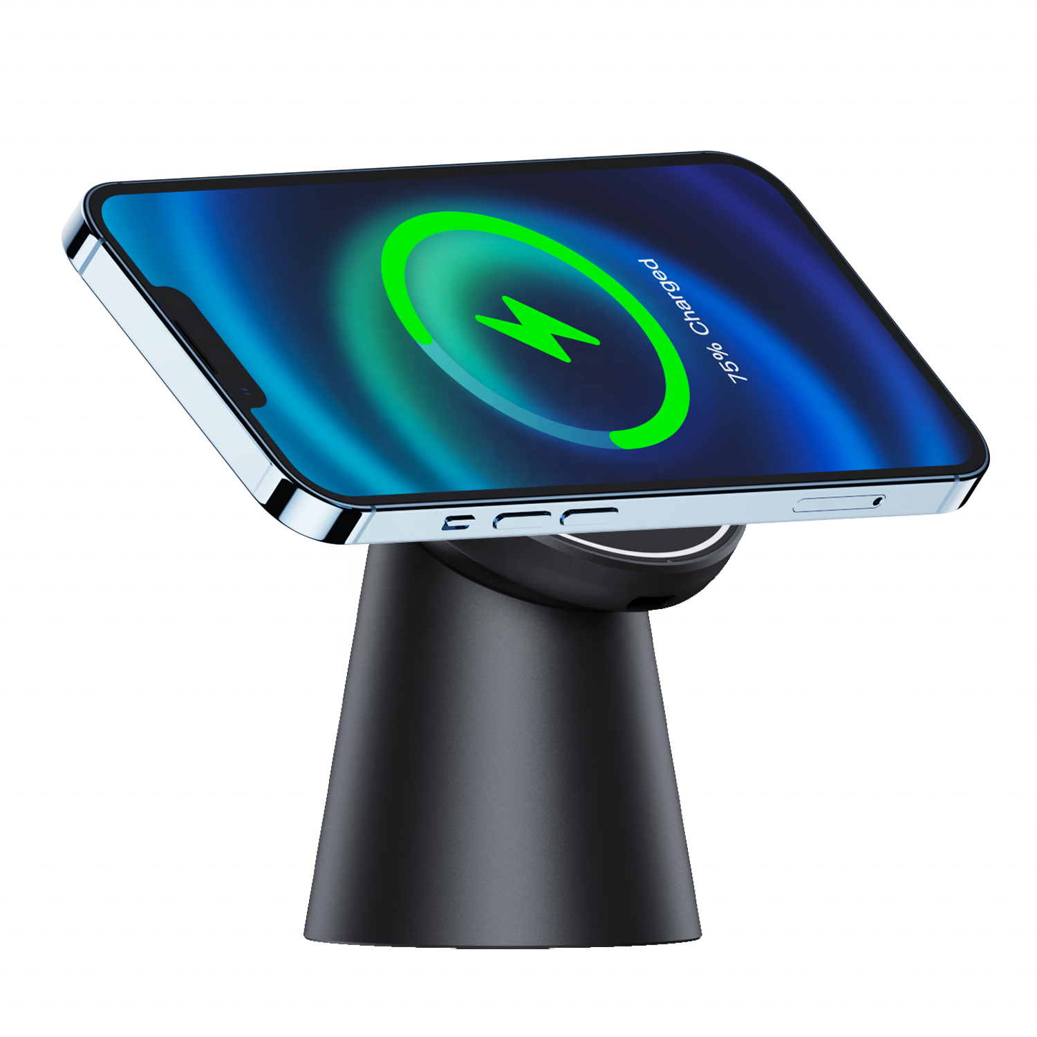 In Stock Charging Station Pads 3 1 Powerbank Wireless Charger With Alarm Clock