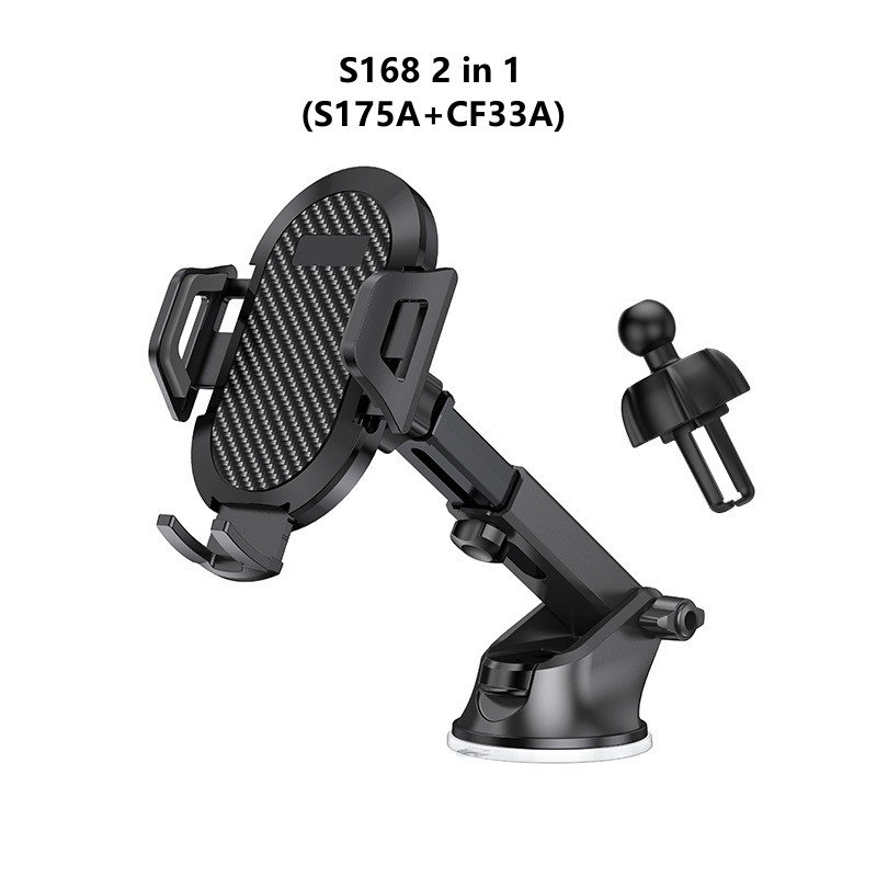 Hot Sale S168 Chuck S175A Base Black Mobile Phone Holder Phone Stand in Car for Car Dashboard