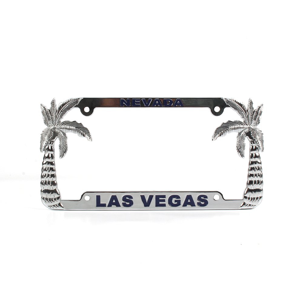 Customized Metal Plastic License Plate Frame Car Number Plate Cover carbon fiber license plate frame