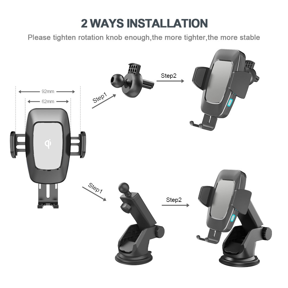 China Supplier Wholesale Best wireless car charger for samsung s22 ultra android Phone