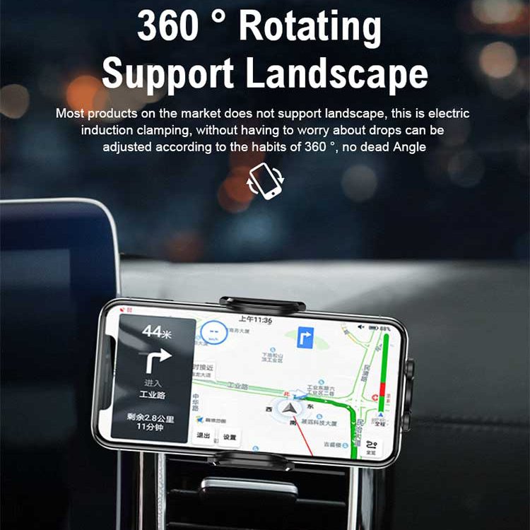 Fashionable 15W Fast Charging Magnetic Car Phone Holder Wireless Charger