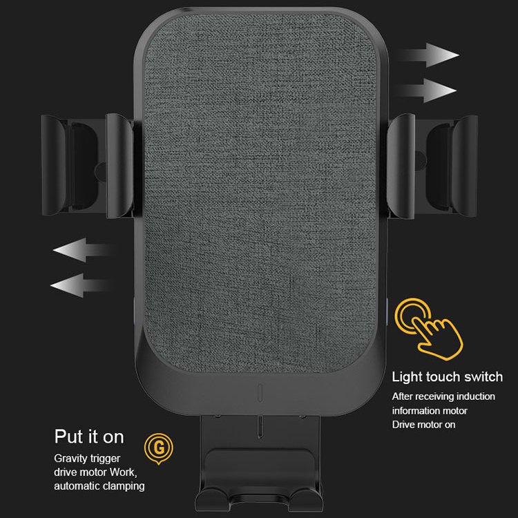 Fashionable 15W Fast Charging Magnetic Car Phone Holder Wireless Charger