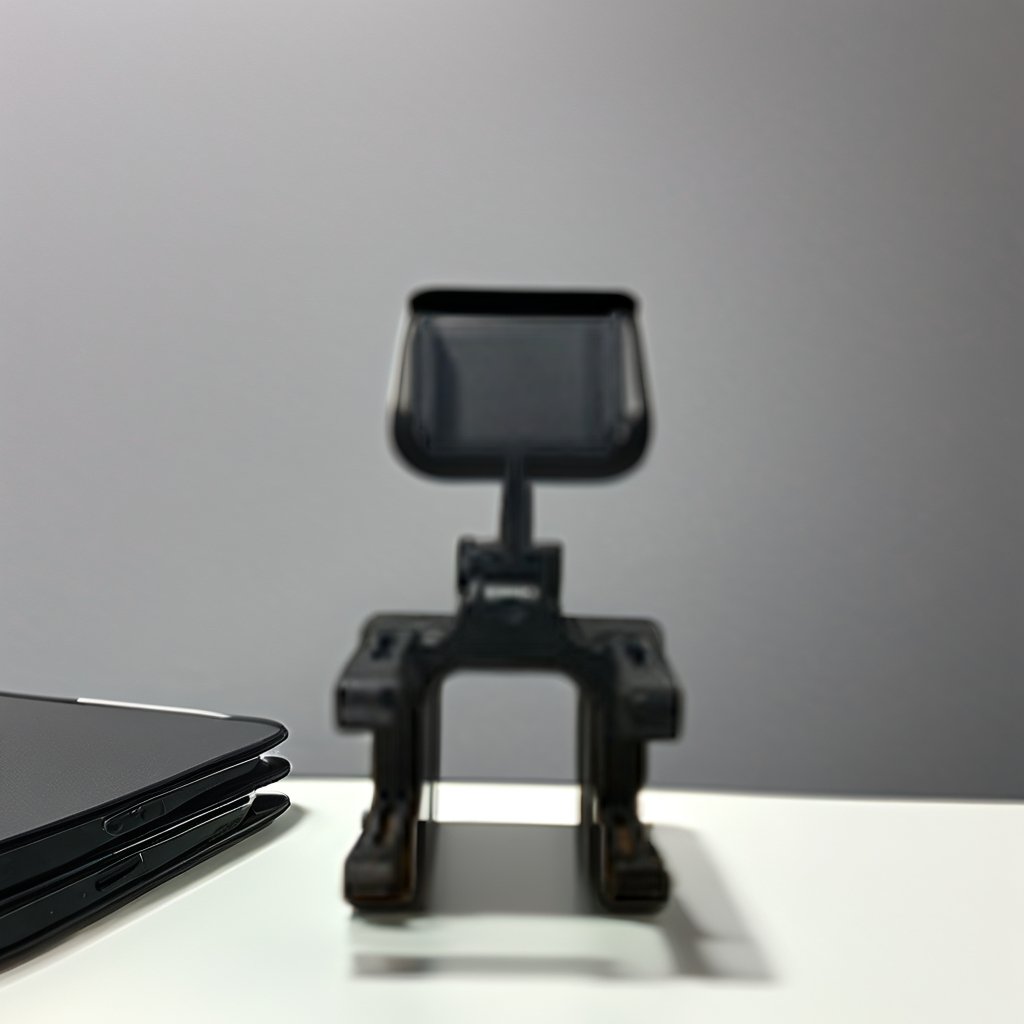 Adjustable Height Smart Tracking Car Mount Customized Logo Magnet Silicone Mobile Holder with Box Packaging