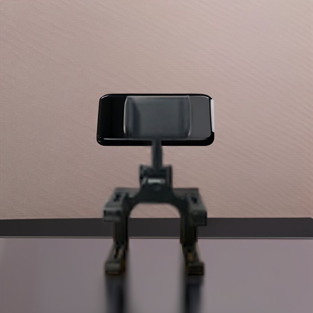 Adjustable Height Smart Tracking Car Mount Customized Logo Magnet Silicone Mobile Holder with Box Packaging