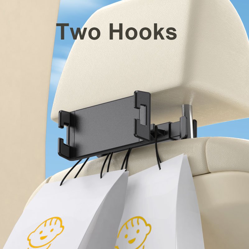 Hot Sales Flexible Wholesale 360 Degree Rotation Rear Back Seat Car Headrest Phone Holder Tablet and Mobile car holder