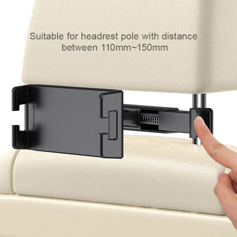 Hot Sales Flexible Wholesale 360 Degree Rotation Rear Back Seat Car Headrest Phone Holder Tablet and Mobile car holder
