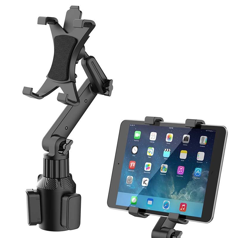 Cup Holder Car Tablet Mount for Car, 360° Adjustable and Rotating for Phones