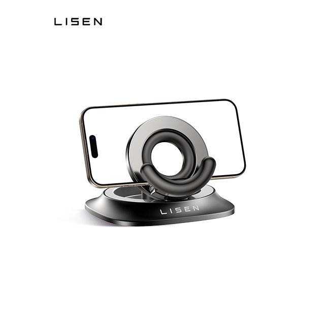 LISEN Car Phone Holder Universal Air Vent 360 Degree Rotation Car Phone Mount with Button Release for iPhone 16