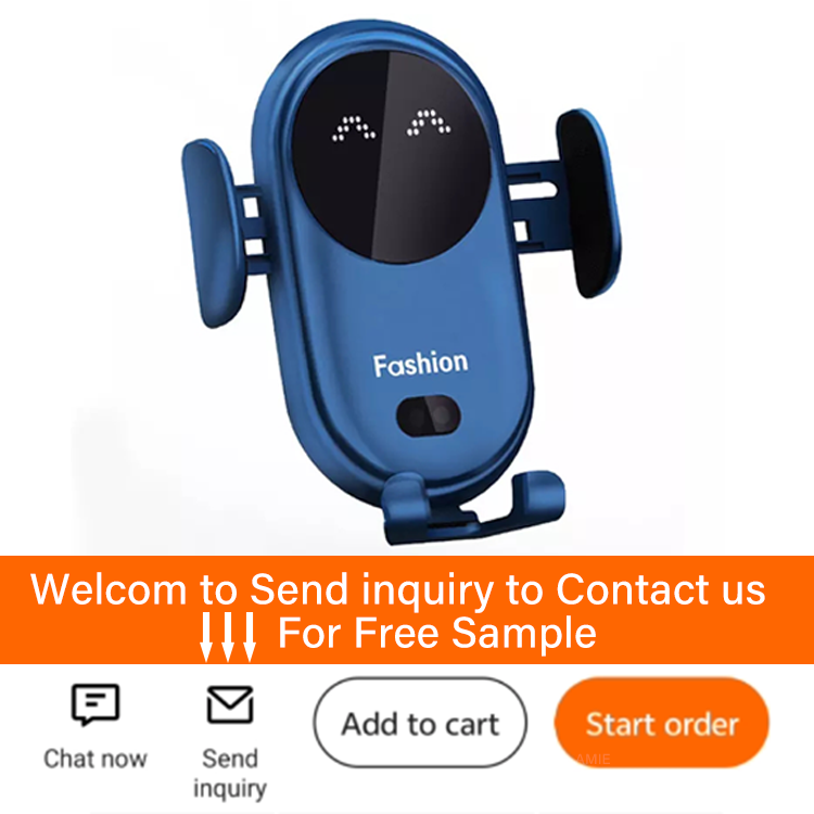 Universal 15W Fast Charging Vehicle Air Vent Mount Infrared Induction USB C Connector Car Wireless Charger