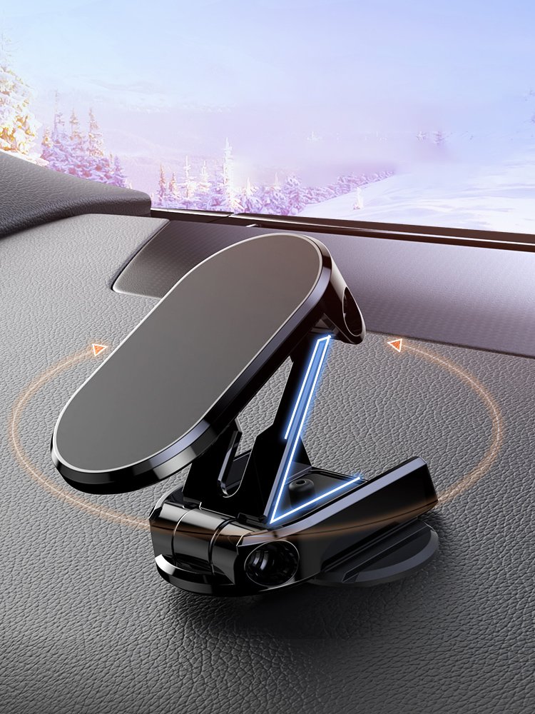 Foldable Magnetic Car Dashboard Bracket Strong Magnet Handsfree Mount Multifunction Car Phone Holder for iphone 16