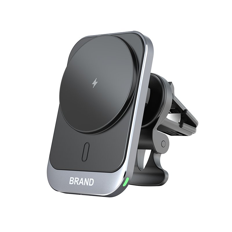 Trending Hot Products 2024 Magnet Phone Mount 15w Magnetic Wireless Charger Car Holder