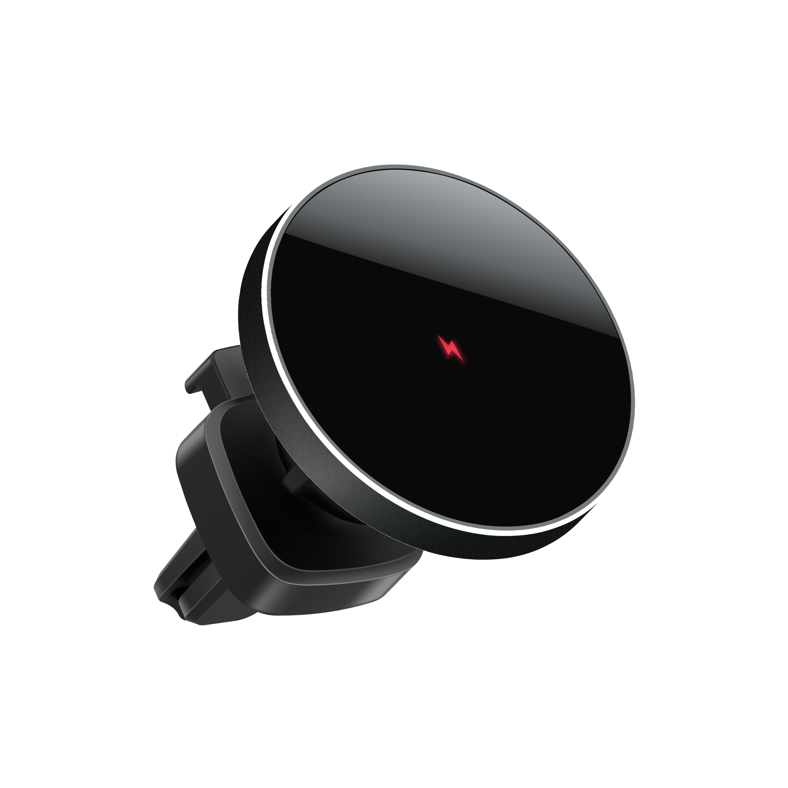 Magnetic Car Mount Charger,15W Magnetic Wireless Car Charger,Air Vent/Dashboard Phone Holder Mount For All Smartphones