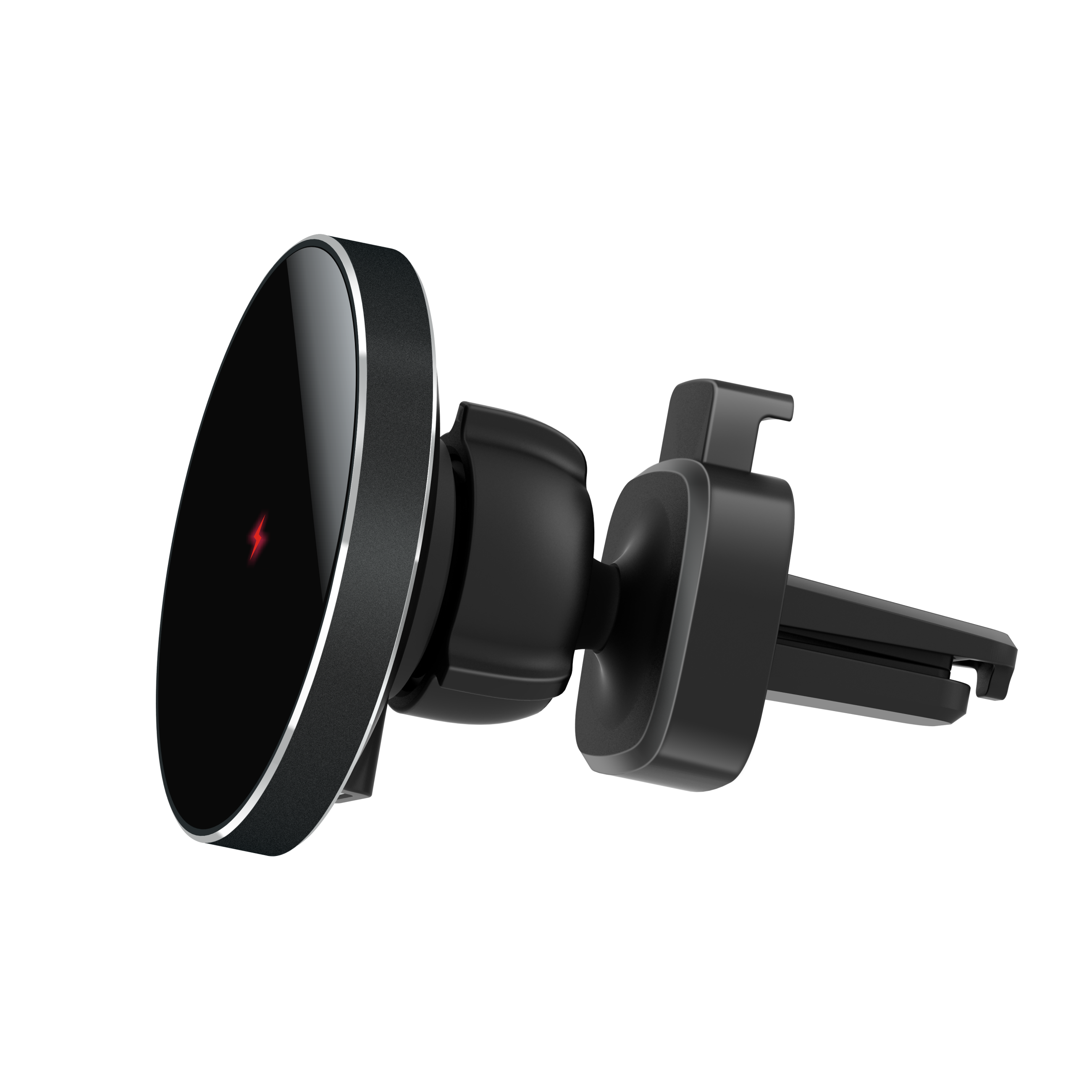 Magnetic Car Mount Charger,15W Magnetic Wireless Car Charger,Air Vent/Dashboard Phone Holder Mount For All Smartphones