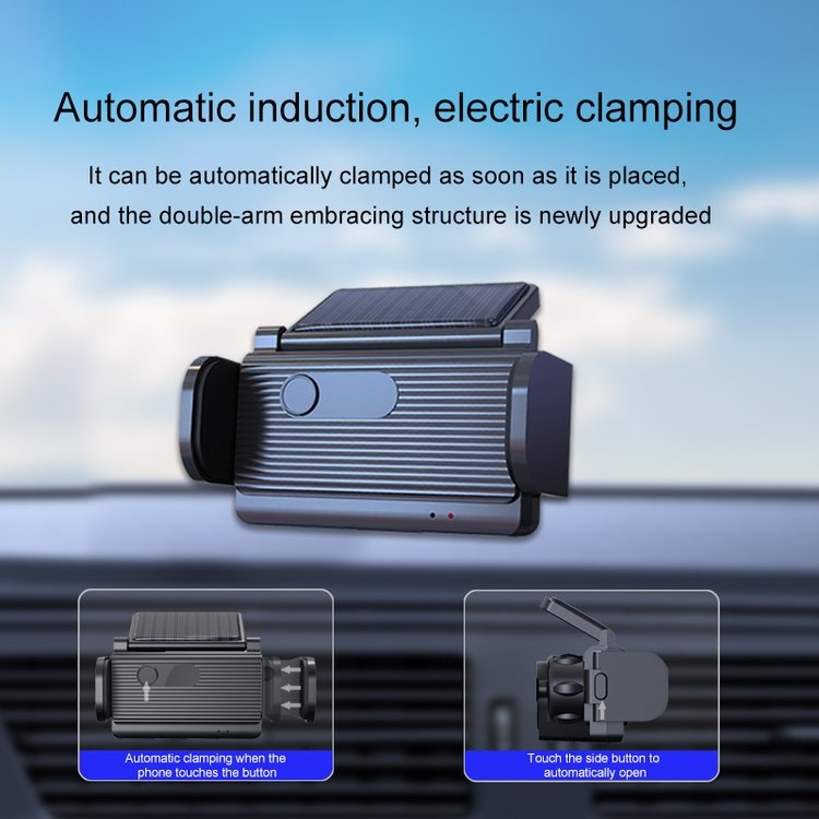 Electric Clip Car Smartphone Holder Universal Mobile Phone Car Accessories