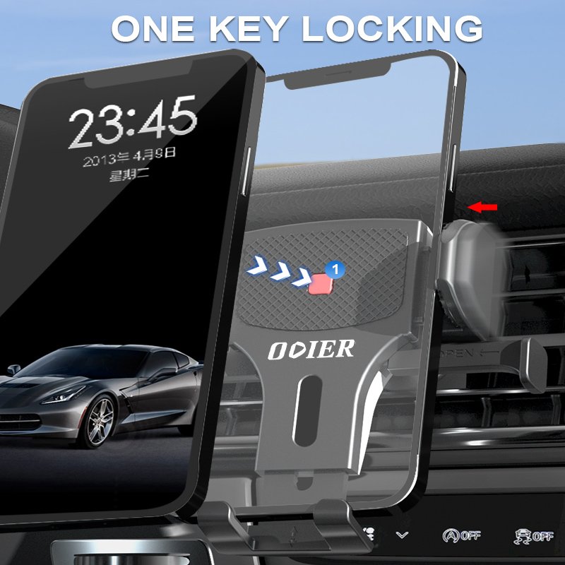 SUPER SEPTEMBER 2022 Newest one hand operation 360 rotation anti-slip convenient car air vent phone holder