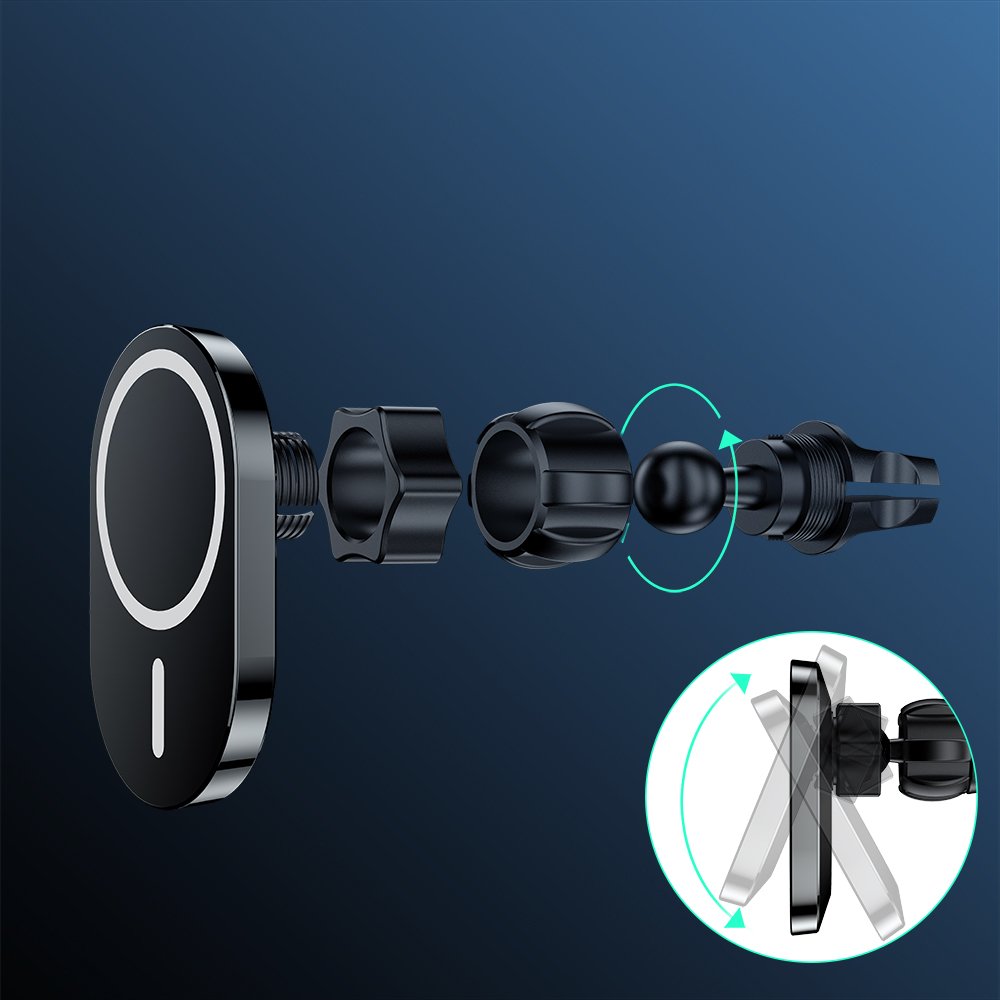 Magnetic Phone Mount 6 Strong Magnets Car Phone Mount Case Friendly Phone Car Holder Mount