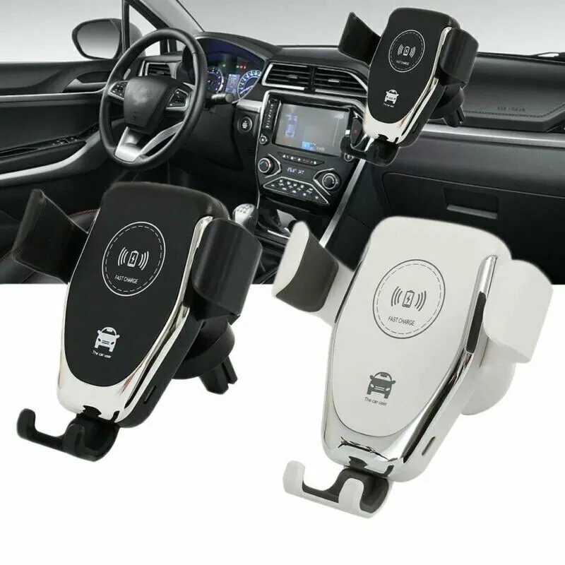 mobile phone charging holder fast wireless charger station q12 wireless car charger with holder